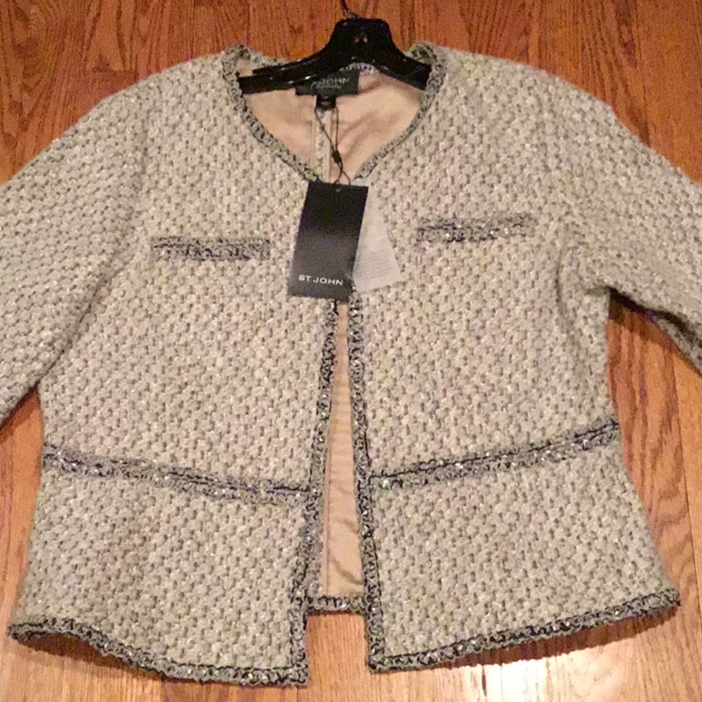 St. John Silk Jacket size 16